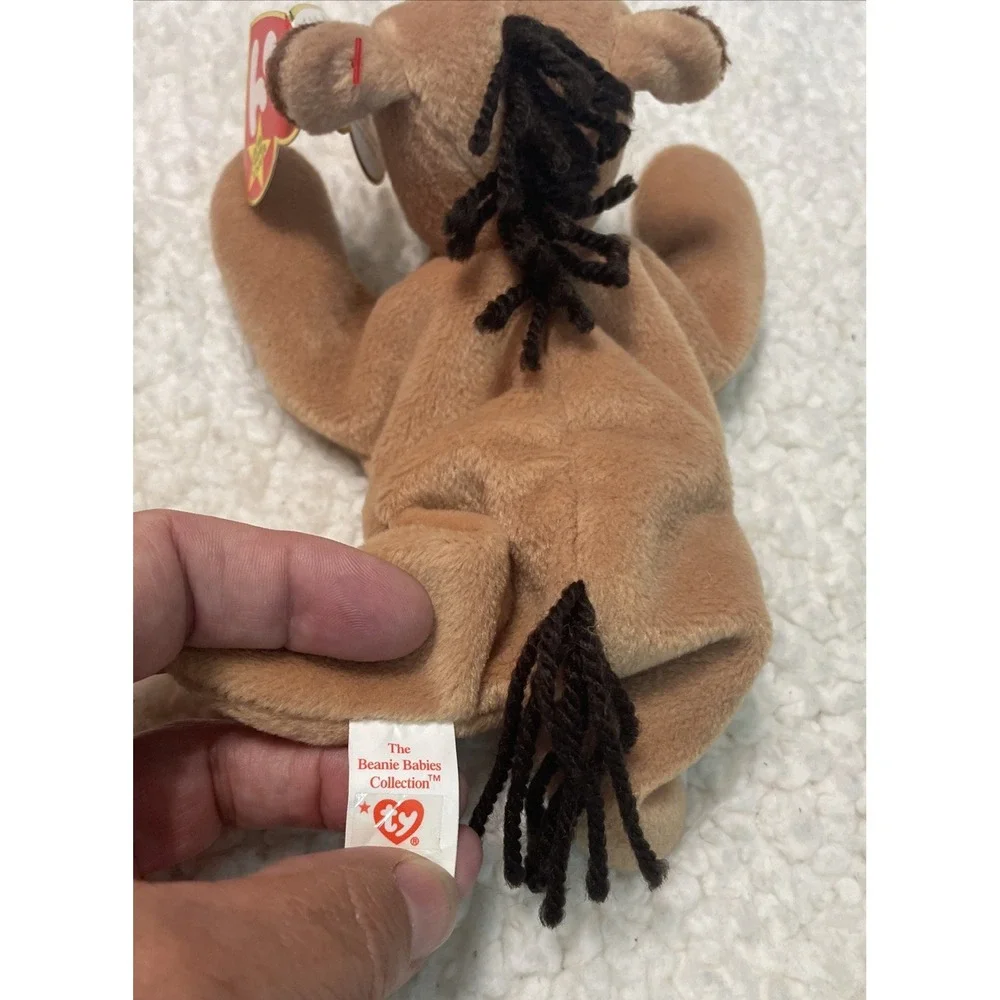 TY Beanie Babies Derby The Horse Bean Bag Stuffed Animal Toy
